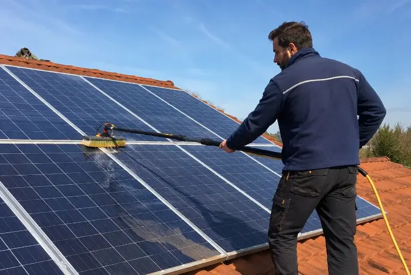 Nettoyage et entretien de panneaux solaires à Coudoux